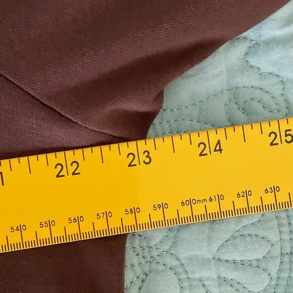 Pima Cotton Charter Club Womens Size 2X Brown Long Sleeve Shirt - Picture 6 of 7